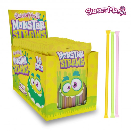 Sweetmania Monster Straws